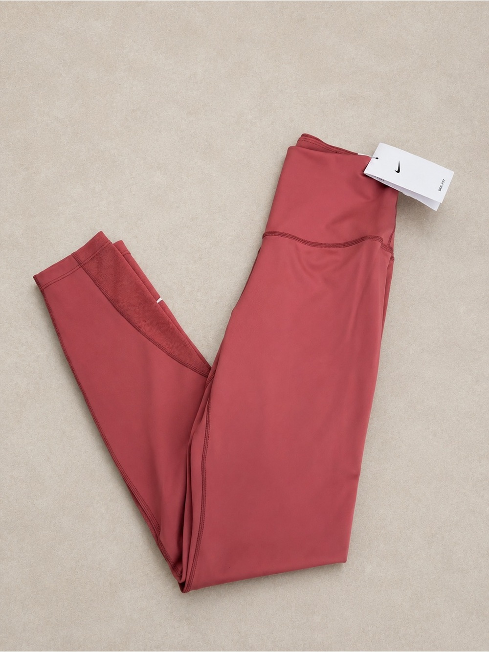 Nike One Women's Training Leggings Pink Rose Size XS 7/8 Length NEW